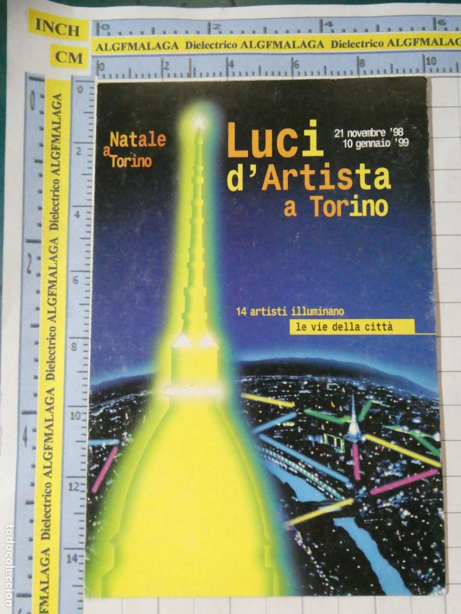 Postales: POSTAL DE ITALIA. TUR&Iacute;N TORINO. NAVIDADES. LUCI D'ARTISTA 1999. 2570