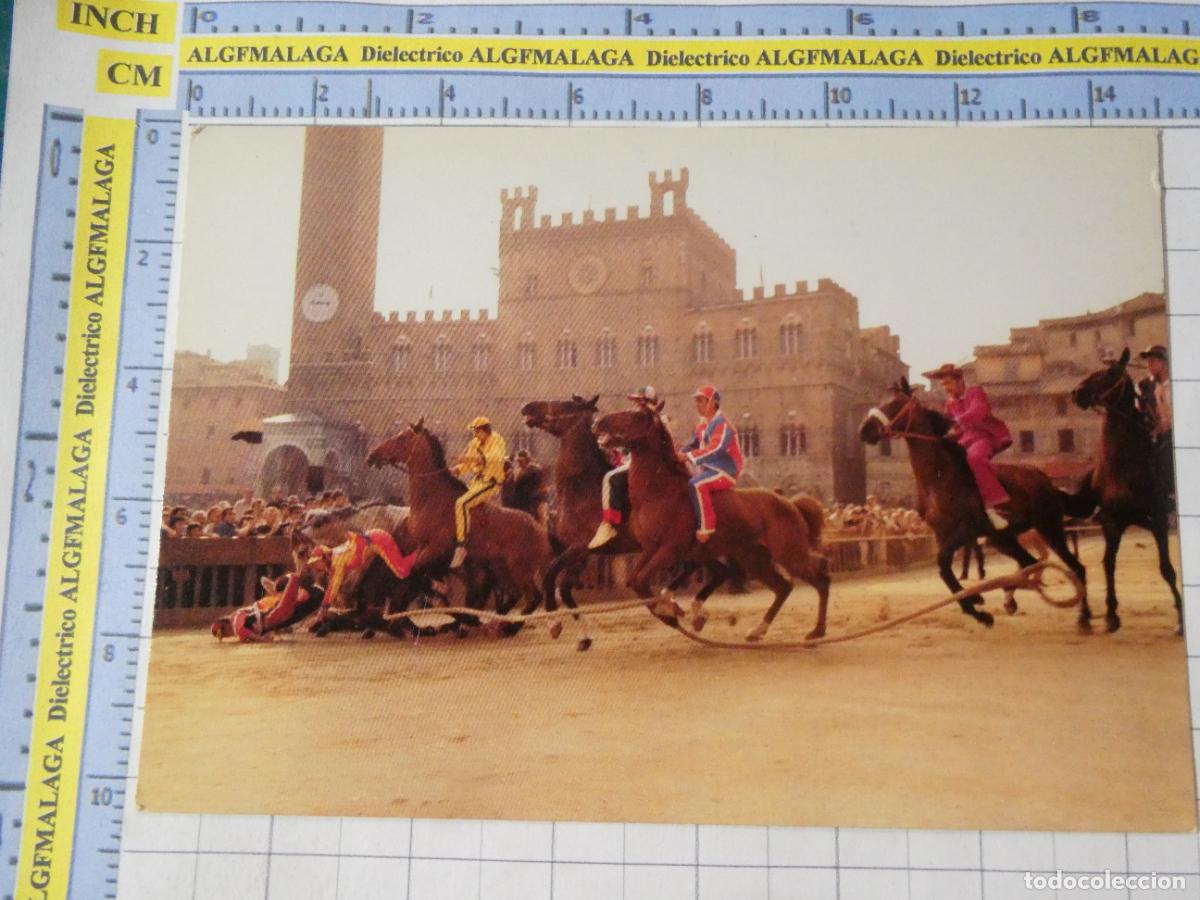 Postales: POSTAL DE ITALIA. SIENA IL PALIO CARRERA CABALLOS TIPISMO FOLKLORE. 2576