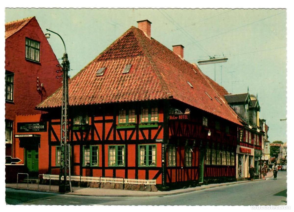 Postales: DINAMARCA / DENMARK. Middelfart (Fionia). H&oslash;jskolehjemmet. Stenders Forlag 40505/6. Nueva.
