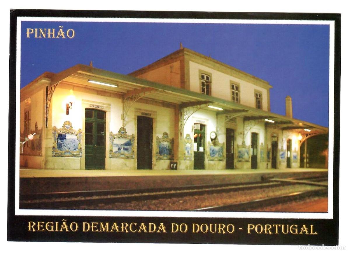 Postales: PORTUGAL. Pinh&atilde;o (Tras os Montes). Estaci&oacute;n ferroviaria. Ed. Nunes de Almeida, 1900211. Nueva.