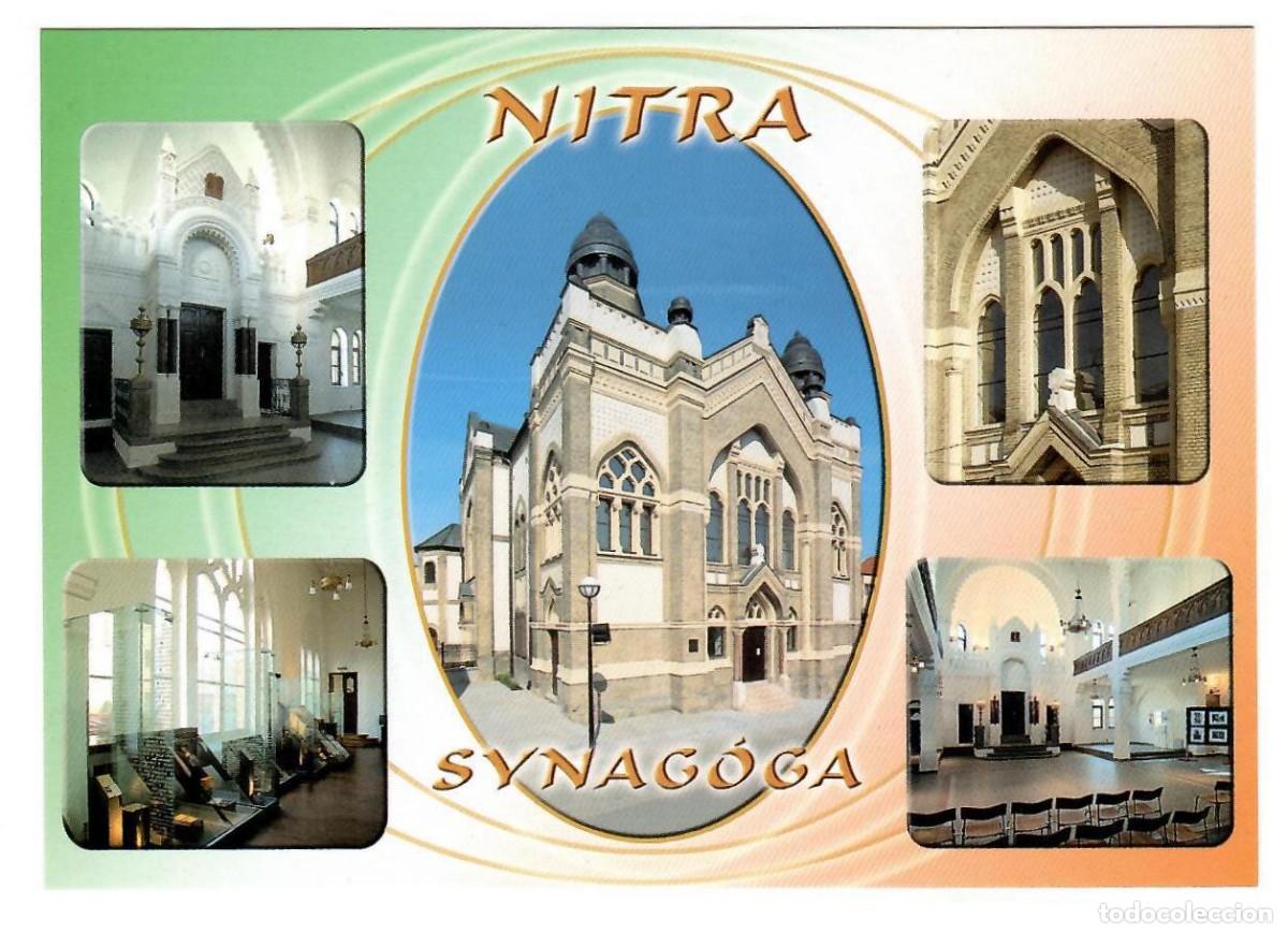 Postales: ESLOVAQUIA / SLOVAKIA. Nitra. La Sinagoga, obra de Lip&oacute;t Baumhorn. - Judaica. - Sin escribir.