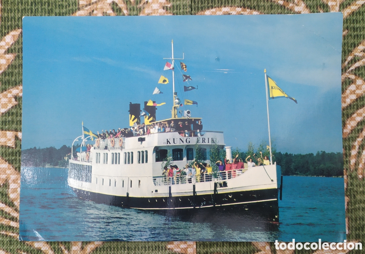 Postales: Postal gran formato (21x15 cm) - Barco restaurante Kung Erik, Estocolmo