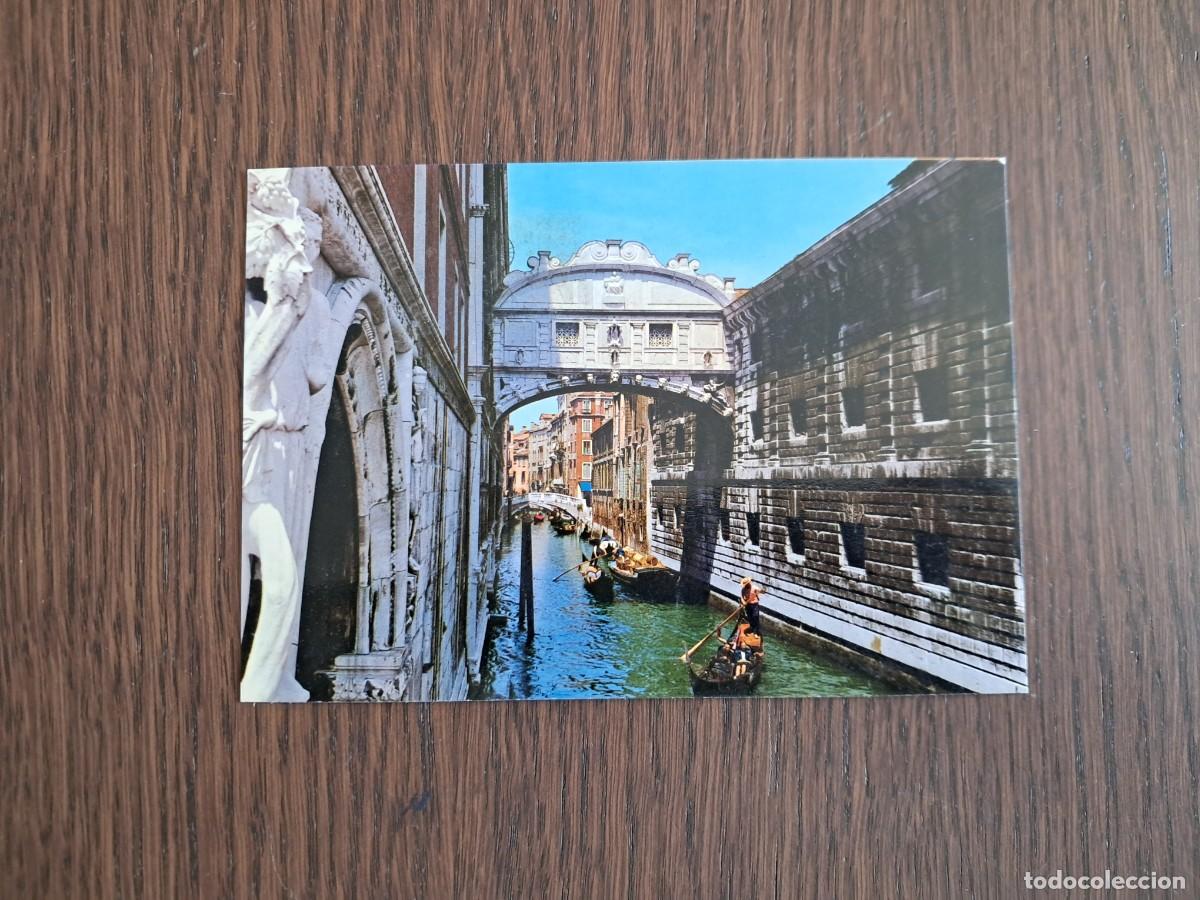 Postales: postal de Italia, ponte dei sospiri, Venecia, Italia. a&ntilde;os 70.