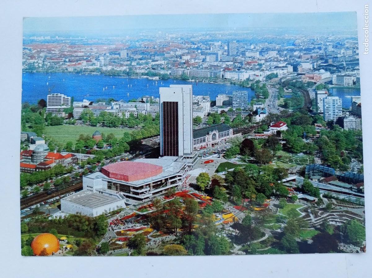Postales: POSTAL DE HAMBURGO ( HAMBURG , ALEMANIA ): CENTRO DE CONGRESO Y TORRE DE LA TELEVISION . A&Ntilde;OS 60