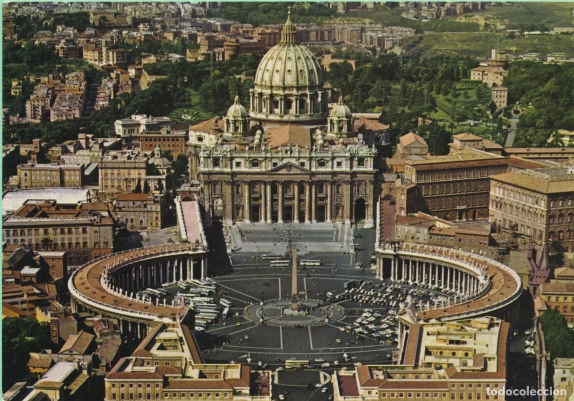 Postales: N&ordm; 536-ROMA. Italia. Piazza S. Pietro. Sin circular. ED. PLURIGRAF TERNI