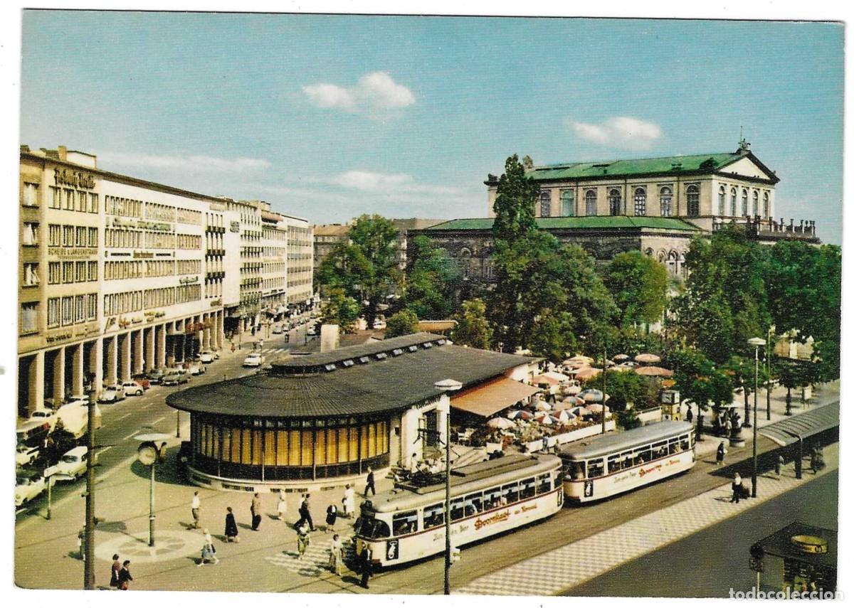 Postales: Postal Alemania. Hannover. Zentrum. Caf&eacute; am Kr&ouml;pke. ref. 7-ale155
