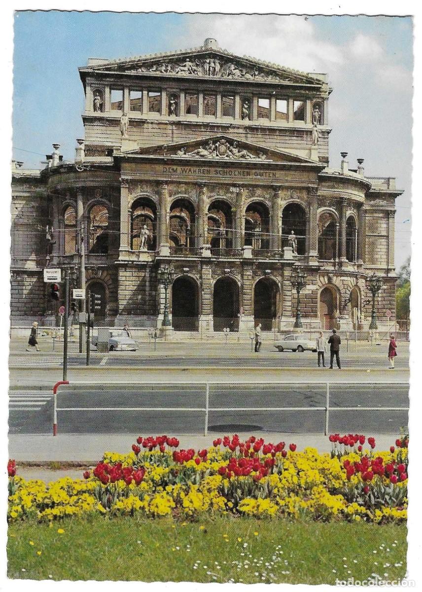 Postales: Postal Alemania. Frankfurt am Main. La vieja Opera. ref. 7-ale156