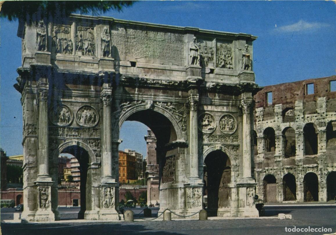 Postales: N&ordm; 206-ROMA. Italia. Arco di Costantino. Sin circular. ED. MULTIGRAF TERNI