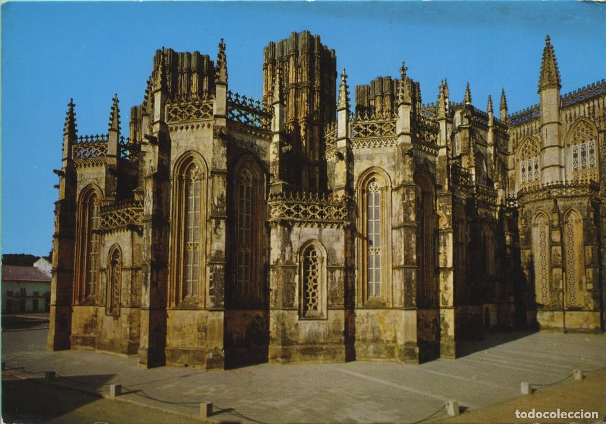 Postales: N&ordm; 280-BATALHA (Portugal). Mosteiro. Exterior das Capelas Imperfeitas (Lado Norte). Sin circular. ED