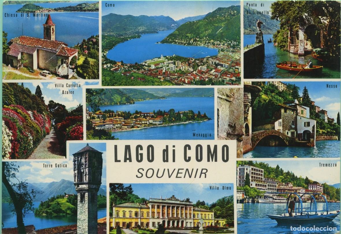 Postales: LAGO Di COMO. Italia. Diversos aspectos. ED. CLERICI