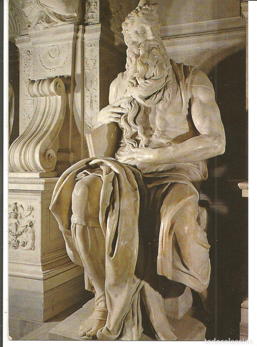 Postales: POSTAL ROMA (ITALIA) - BASILICA DI S. PIETRO IN VINCOLI - MOIS&Eacute;S DI MICHELANGELO - TERNI (SIN USO)