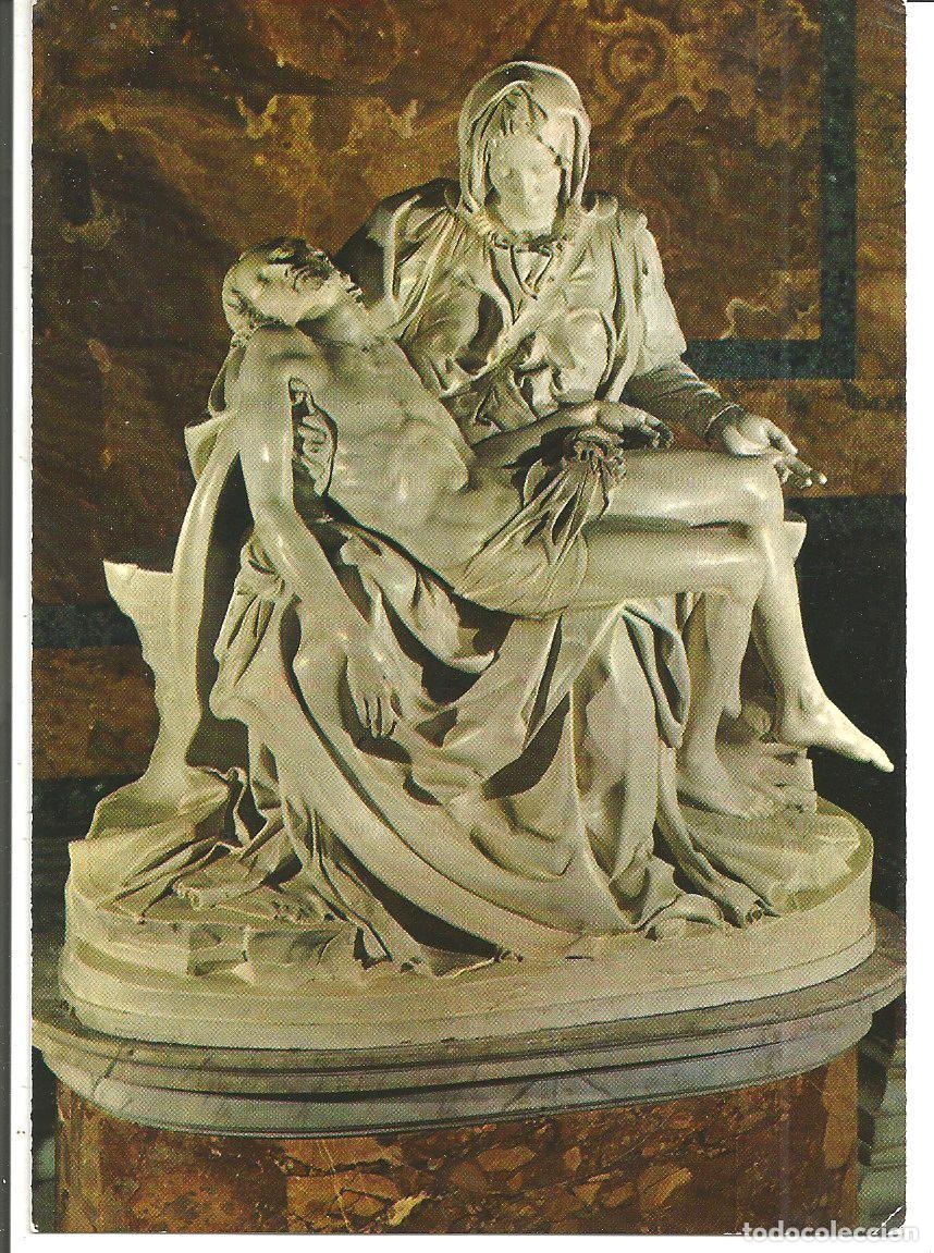 Postales: POSTAL ROMA (ITALIA) - LA PIET&Agrave; DI MICHELANGELO, BASILICA DI S. PIETRO - TERNI (SIN USO)