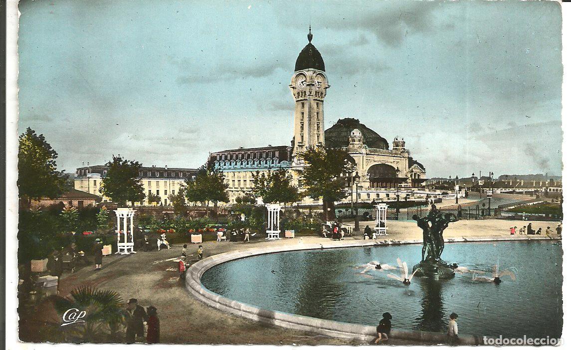Postales: POSTAL LIMOGES (FRANCIA) - LA GARE ET LES NOUVEAUX JARDINS - CAP (SIN USO)