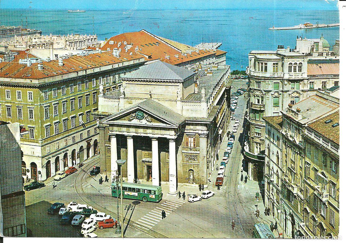Postales: POSTAL TRIESTE (ITALIA) - PIAZZA DELLA BORSA - CIRCULADA 1973