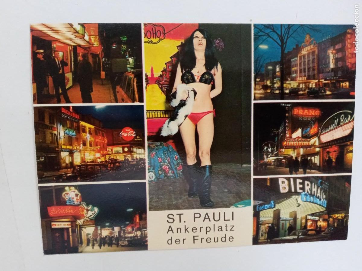 Postales: POSTAL DE HAMBURGO ( HAMBURG , ALEMANIA ): ST. PAULI, ANKERPLIATZ DER FREUDE. BARRIO CHINO . A&Ntilde;OS 60