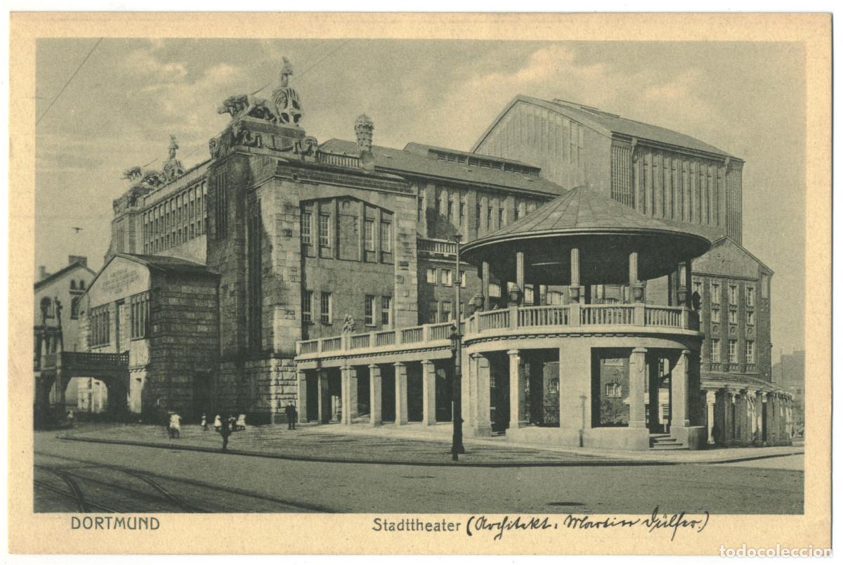 Postales: DORTMUND_Stadtheater_Hermann Lorch; 3595 / teatros Alemania