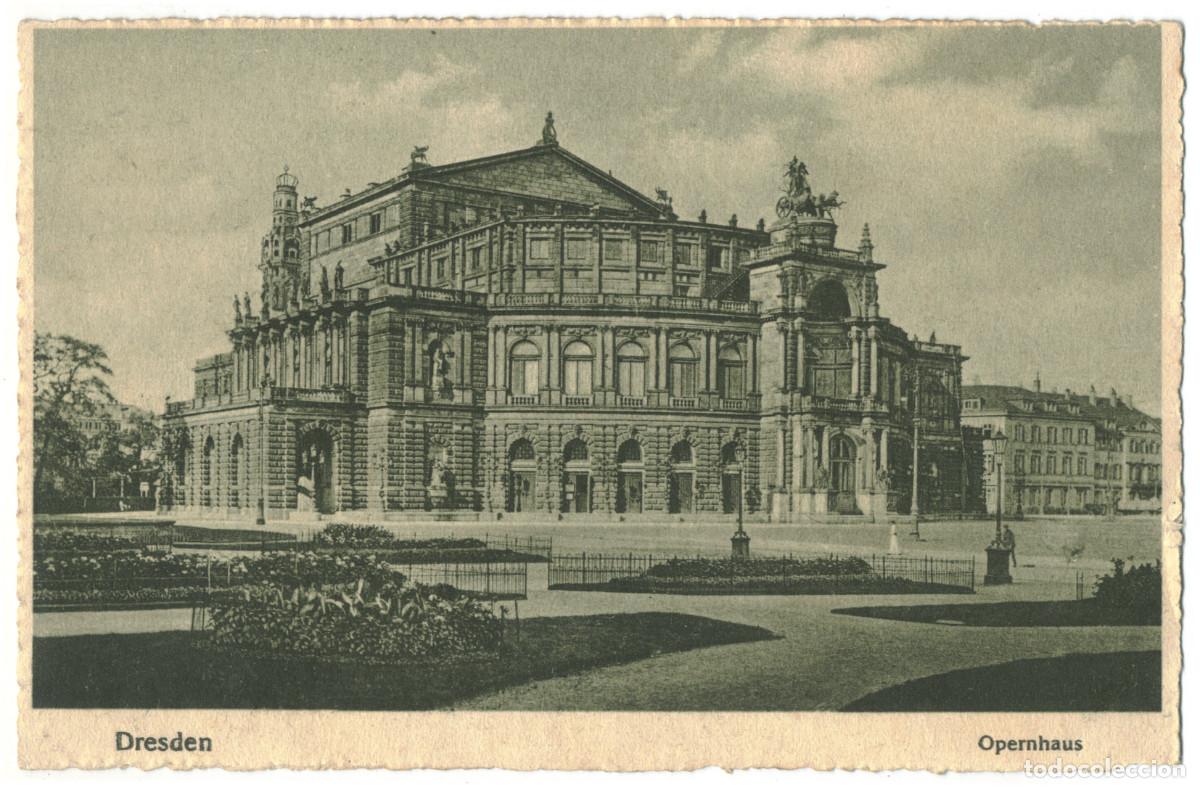 Postales: DRESDEN_Opernhaus_Sin datos. t 14157 / teatros Alemania