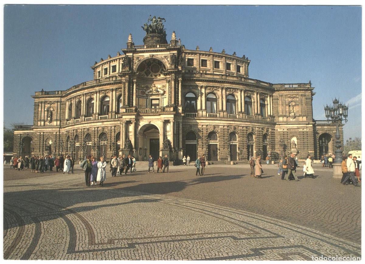 Postales: DRESDEN_Semperoper_Frerk + Frerk; D75 / teatros Alemania