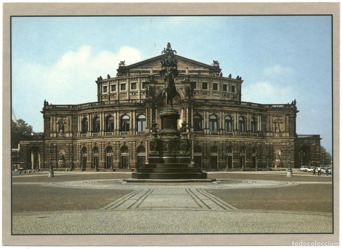 Postales: DRESDEN_Semperoper_Bild un Heimat. Photo K&ouml;nig Johann von Sachsen / teatros Alemania