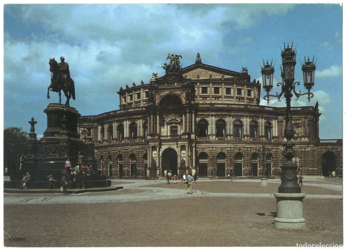 Postales: DRESDEN_Semperoper_Bild und Heimat. Photo Berthold / teatros Alemania