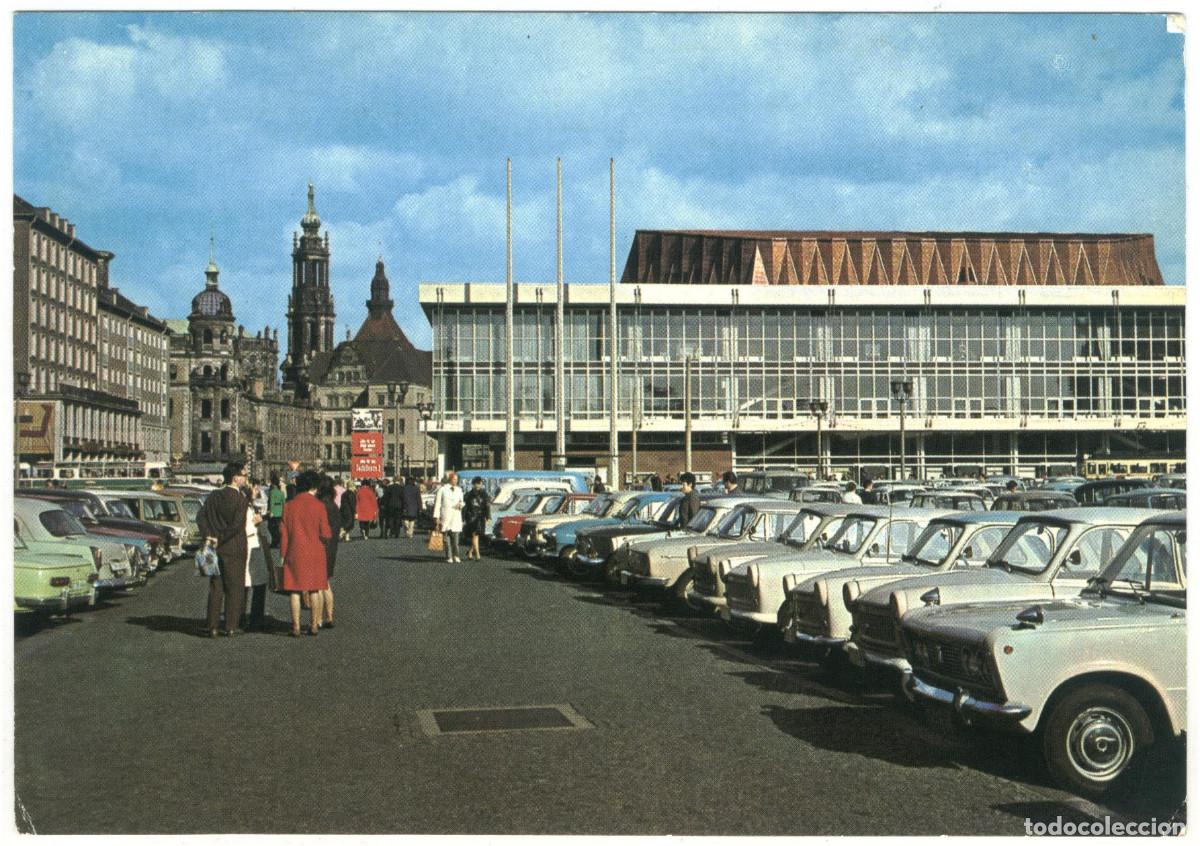 Postales: DRESDEN_Kulturpalast_Tisk Severografia Decin / teatros Alemania
