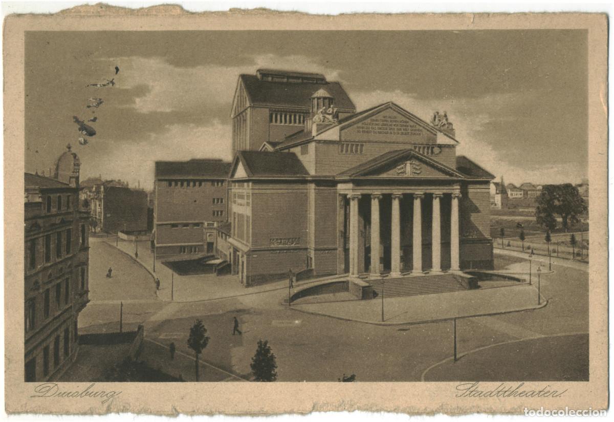 Postales: DUISBURG_Stadtheater_Gebr&uuml;der Moonen / teatros Alemania