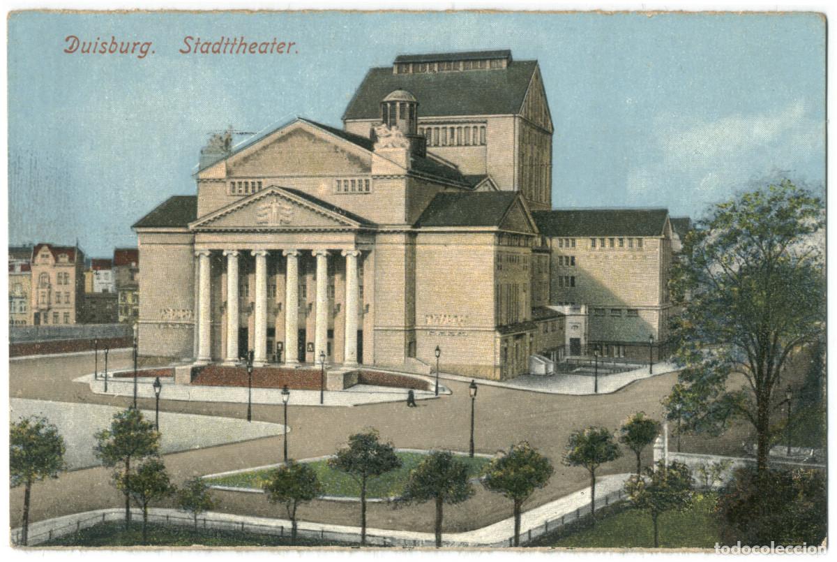Postales: DUISBURG_Stadtheater_Paul Gerngross; 603 / teatros Alemania
