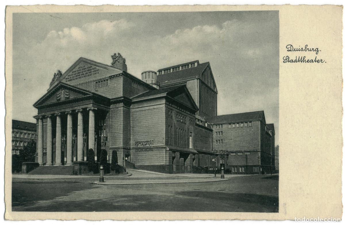 Postales: DUISBURG_Stadtheater_Sin datos / teatros Alemania