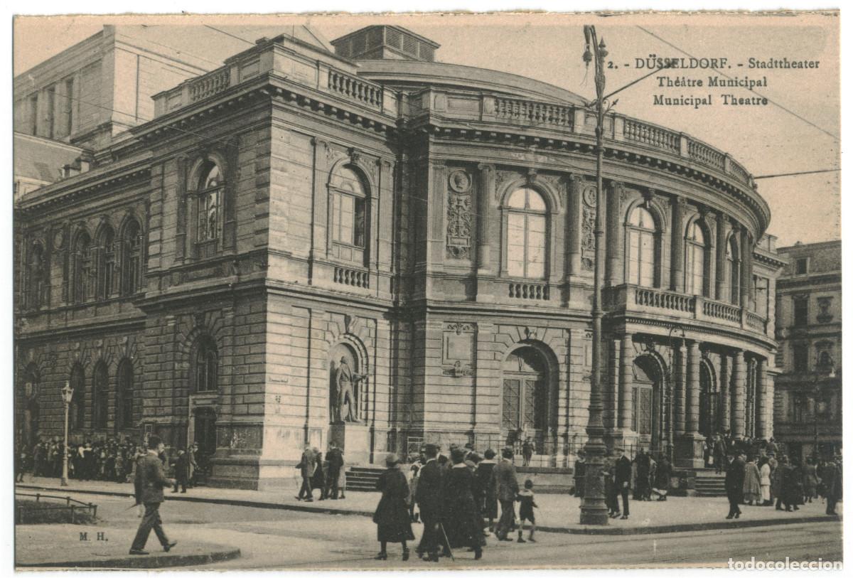 Postales: D&Uuml;SSELDORF_Stadttheater_MH; 2 / teatros Alemania