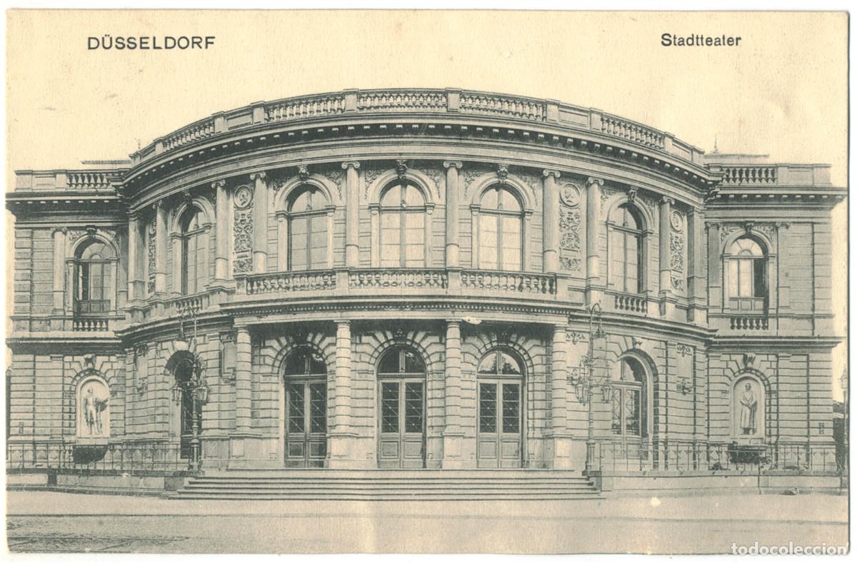 Postales: D&Uuml;SSELDORF_Stadttheater_FSD / teatros Alemania