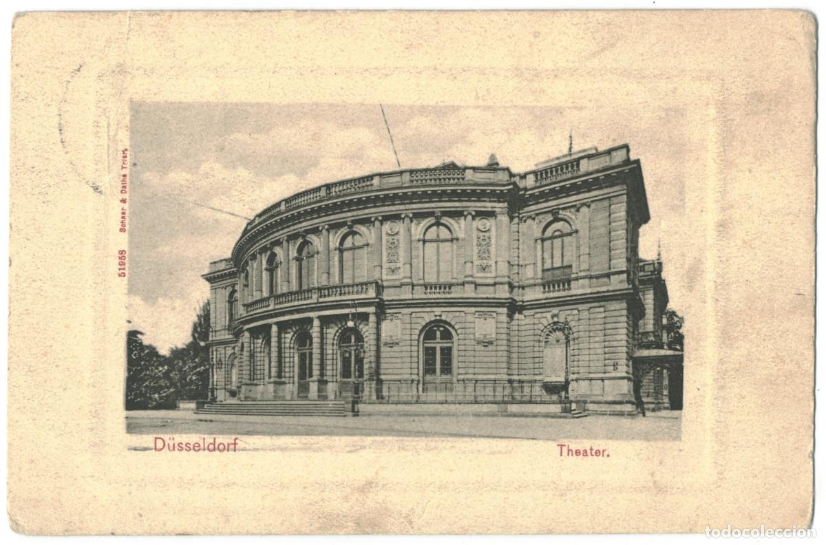 Postales: D&Uuml;SSELDORF_Theater_Schaar & Dathe Trier / teatros Alemania