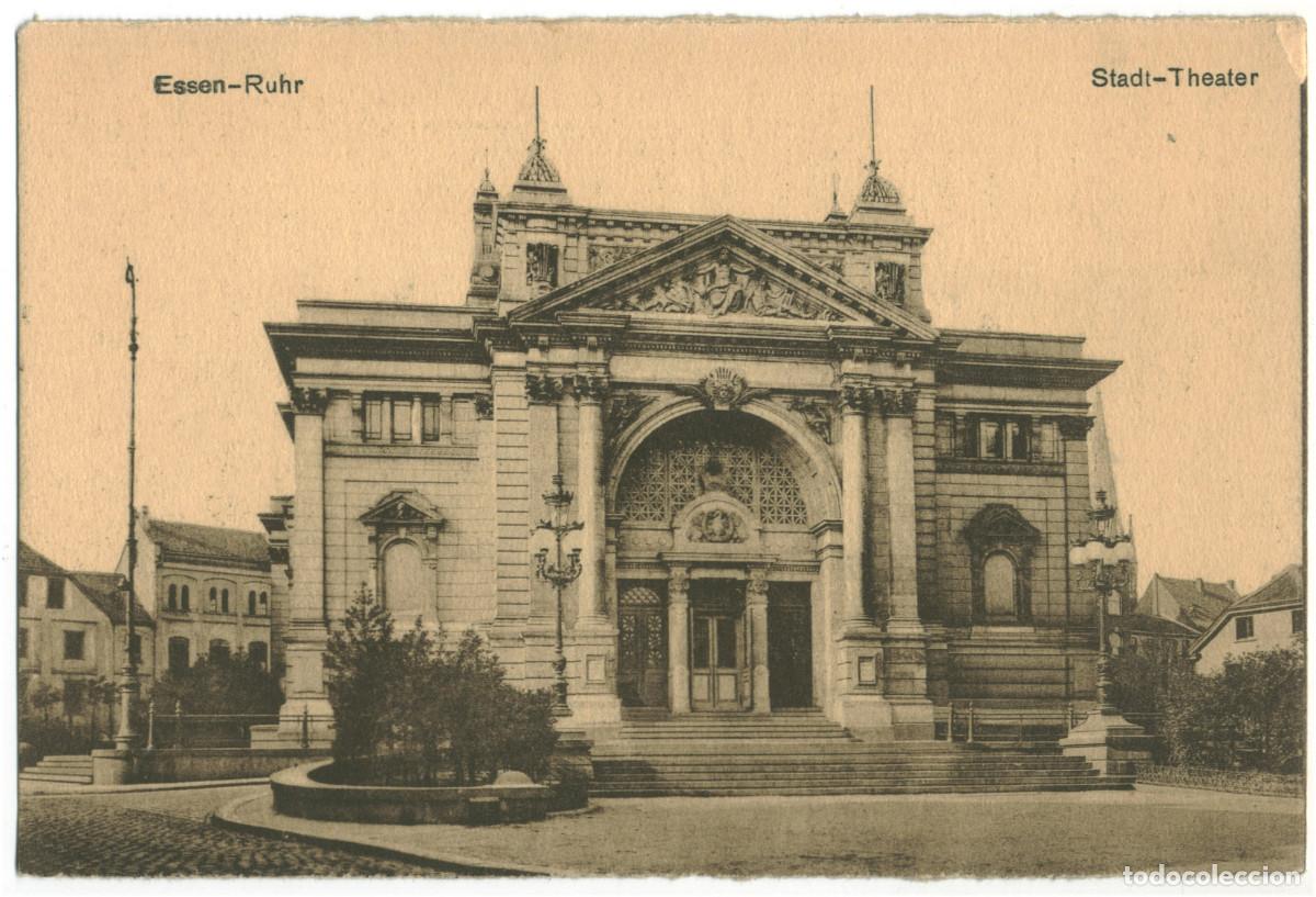 Postales: ESSEN (Ruhr)_Stadt-Theater_Sin datos; 10143 / teatros Alemania