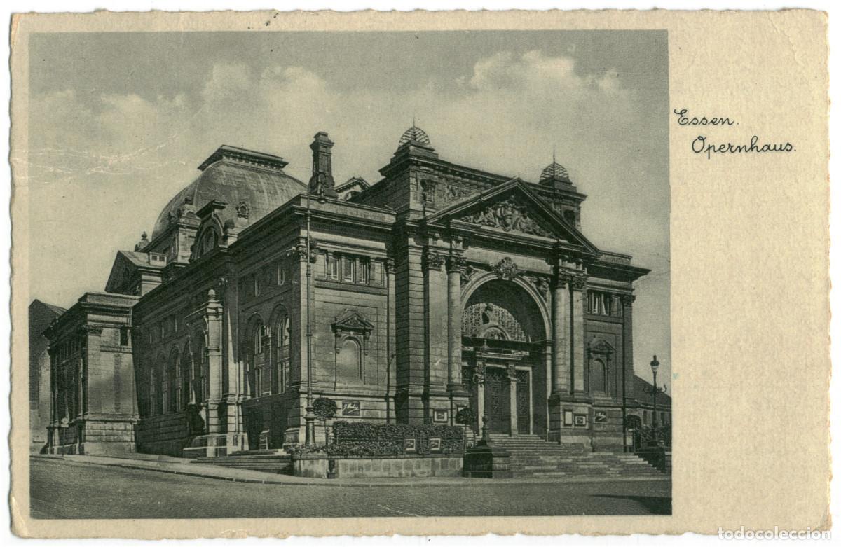 Postales: ESSEN_Opernhaus_Bromsilber Imitation / teatros Alemania