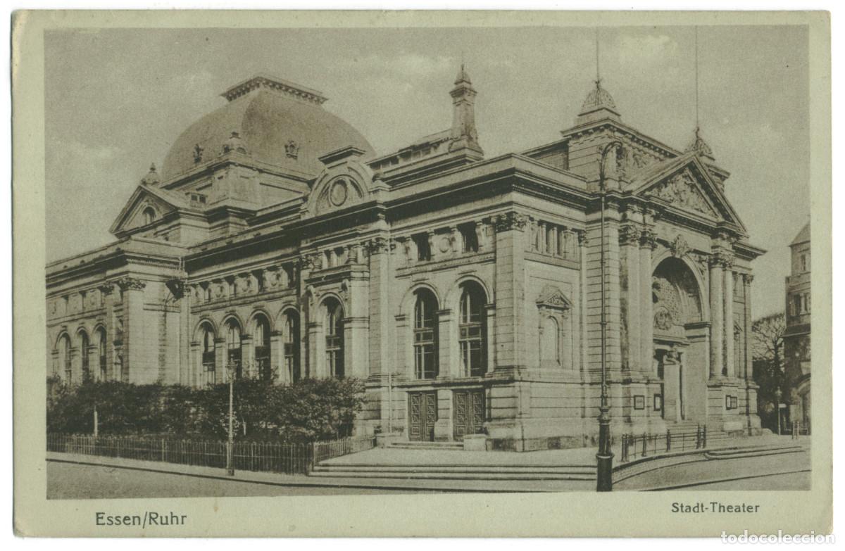 Postales: ESSEN (Ruhr)_Stadt-Theater_Sin datos; 17-23830 / teatros Alemania