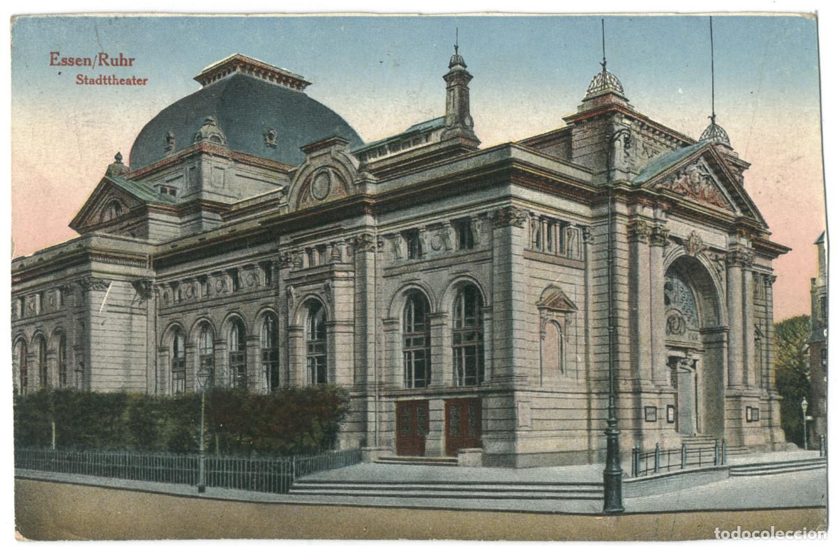 Postales: ESSEN (Ruhr)_Stadttheater_Sin datos; C 95418 / teatros Alemania