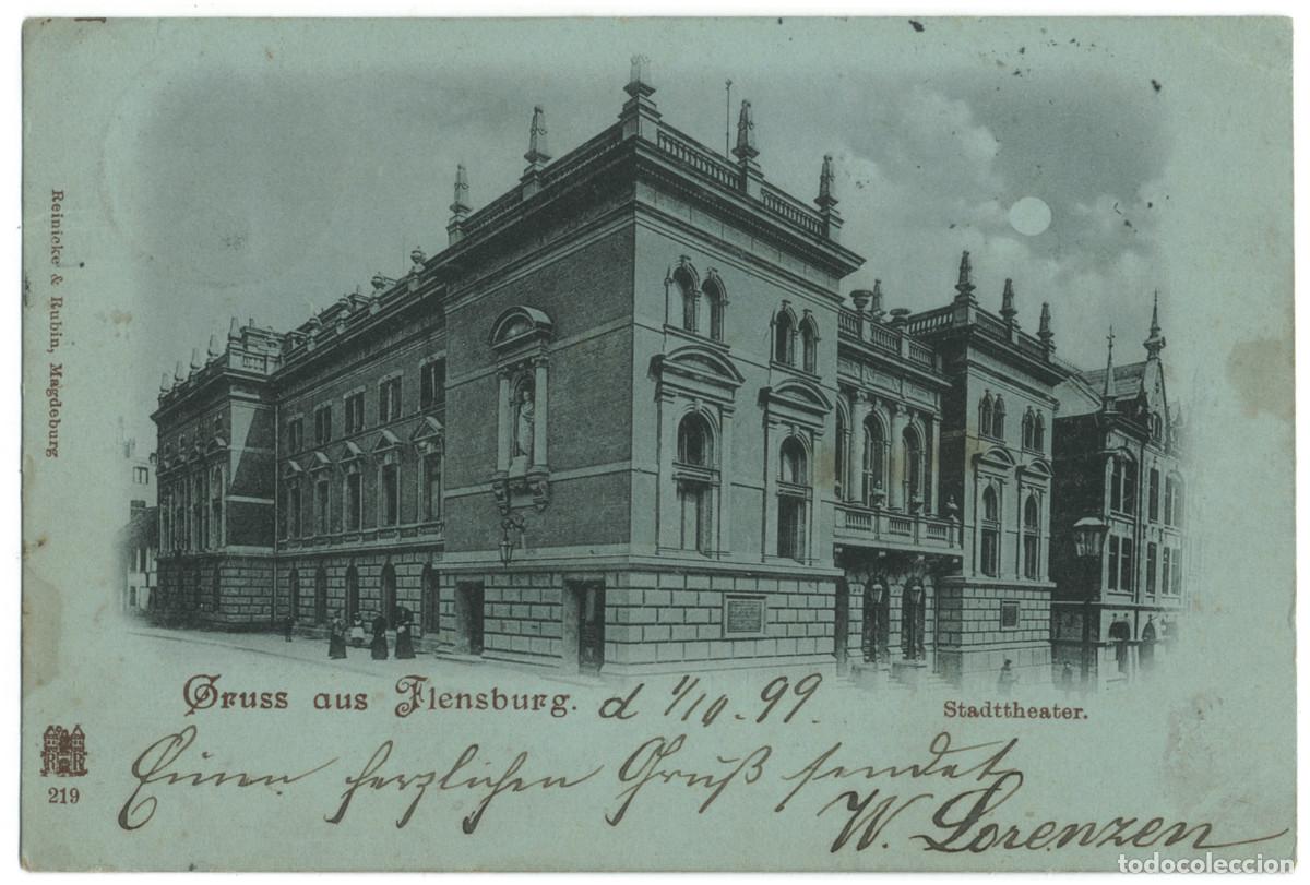 Postales: FLENSBURG_Stadttheater_Reinicke & Rubin; 219 / teatros Alemania