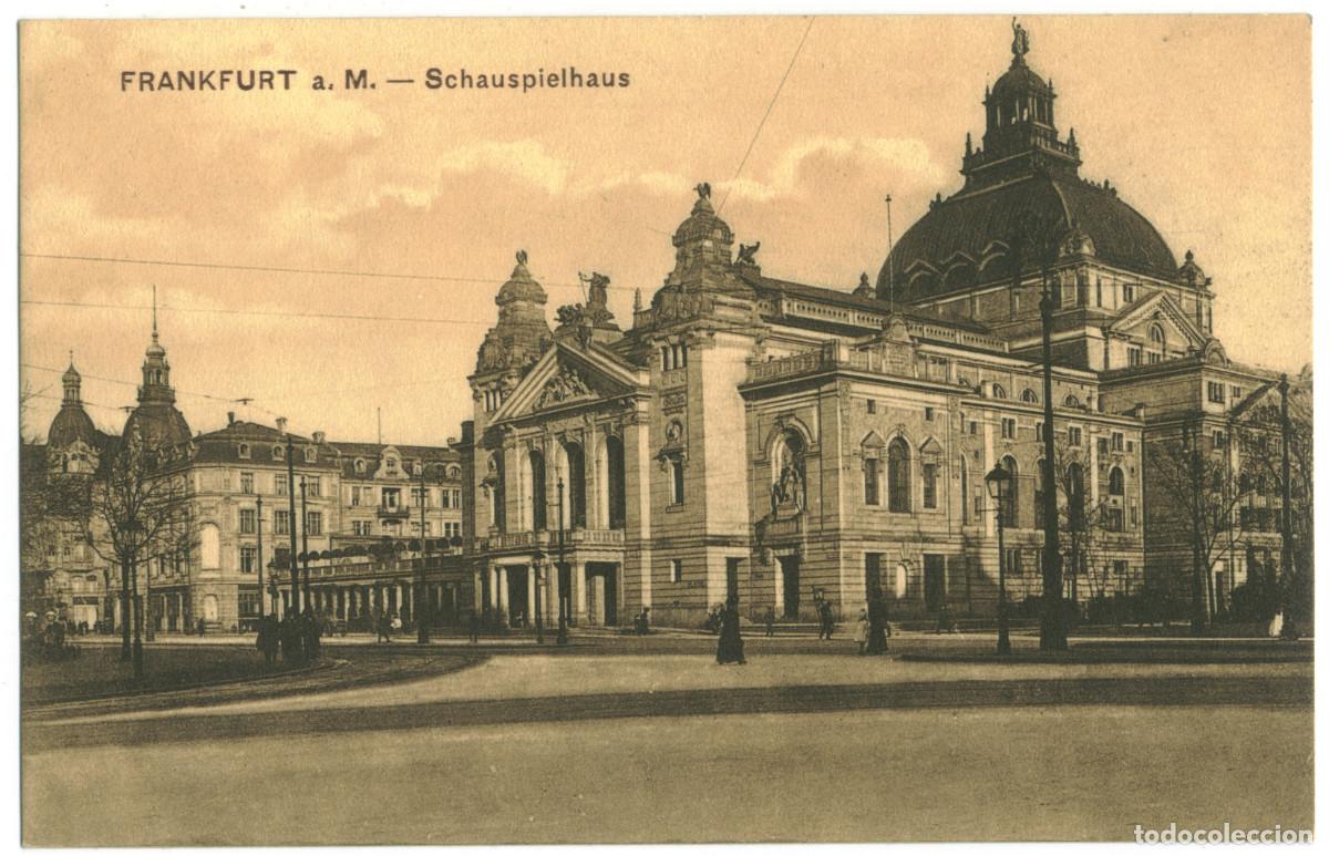 Postales: FRANKFURT a. M._Schauspielhaus_Sin datos / teatros Alemania