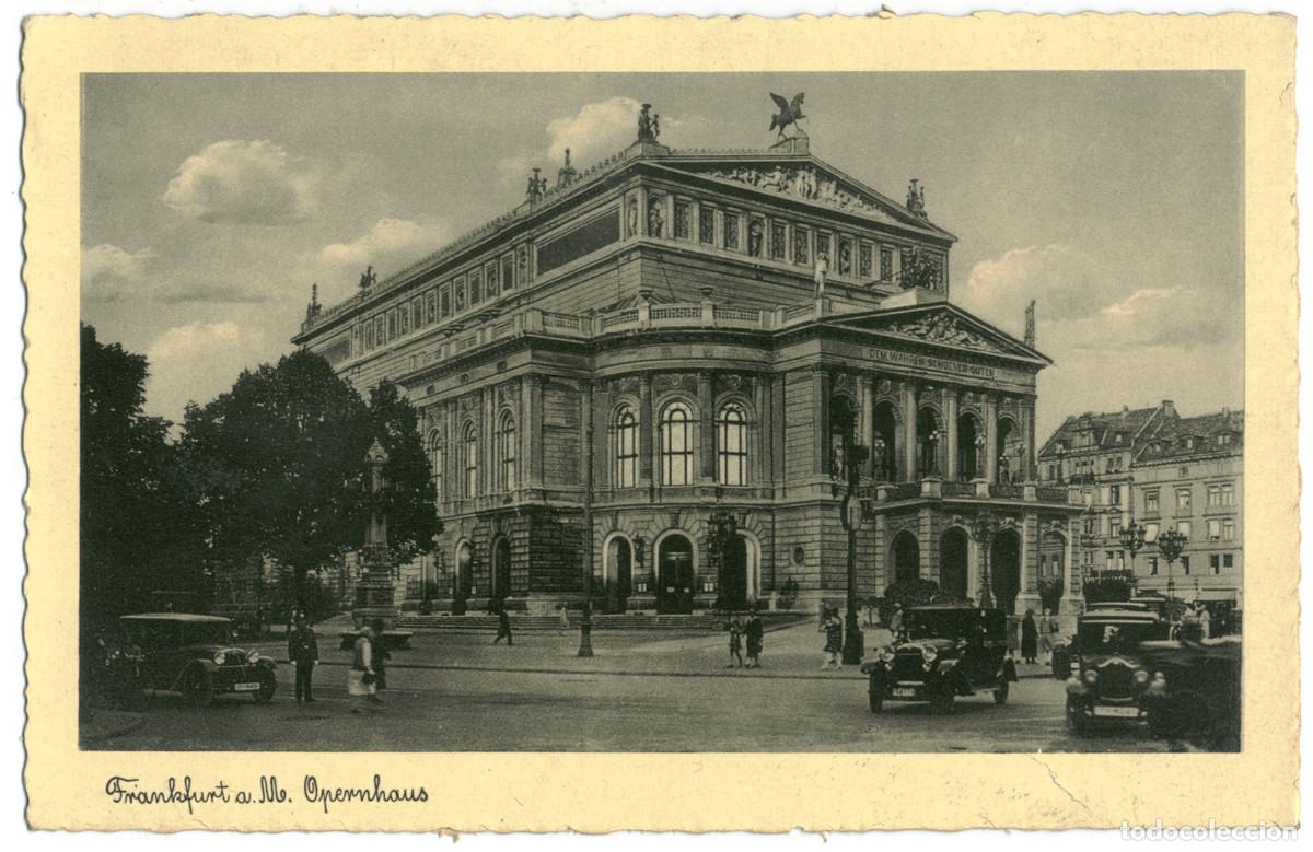 Postales: FRANKFURT a. M._Opernhaus_Sin datos. 41 / teatros Alemania