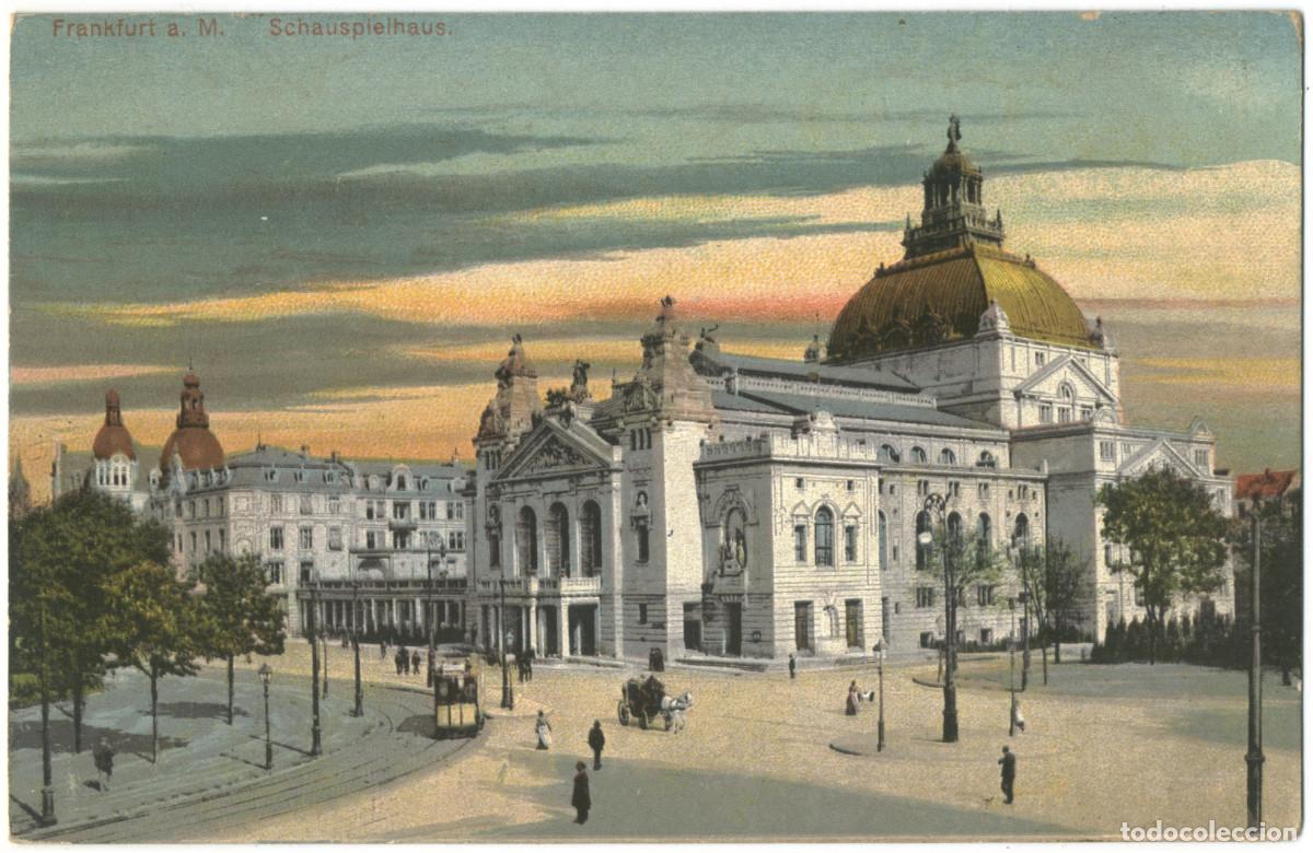 Postales: FRANKFURT a. M._Schauspielhaus_OVDR; IX-2226 / teatros Alemania