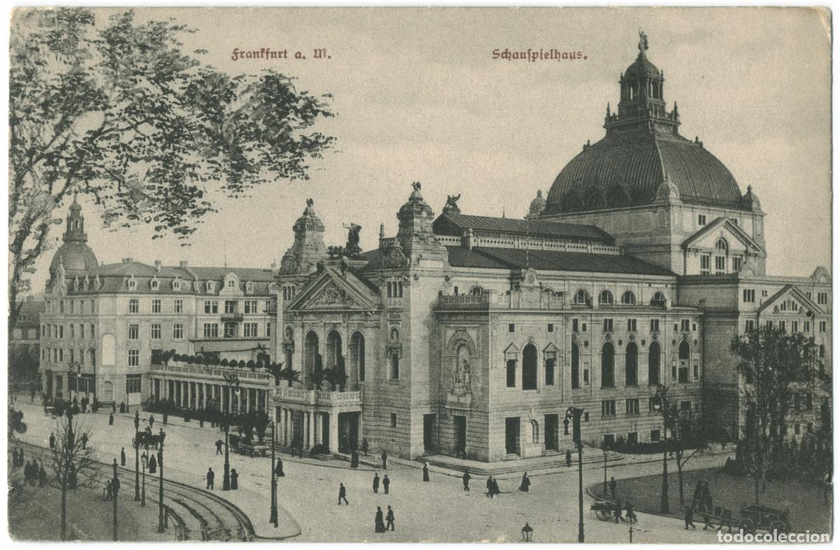 Postales: FRANKFURT a. M._Schauspielhaus_L. Klement; 171 / teatros Alemania