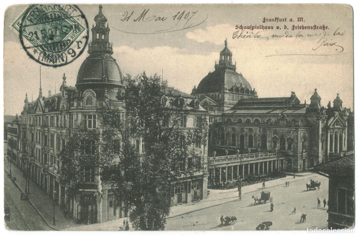 Postales: FRANKFURT a. M._Schauspielhaus_L. Klement; 27 / teatros Alemania