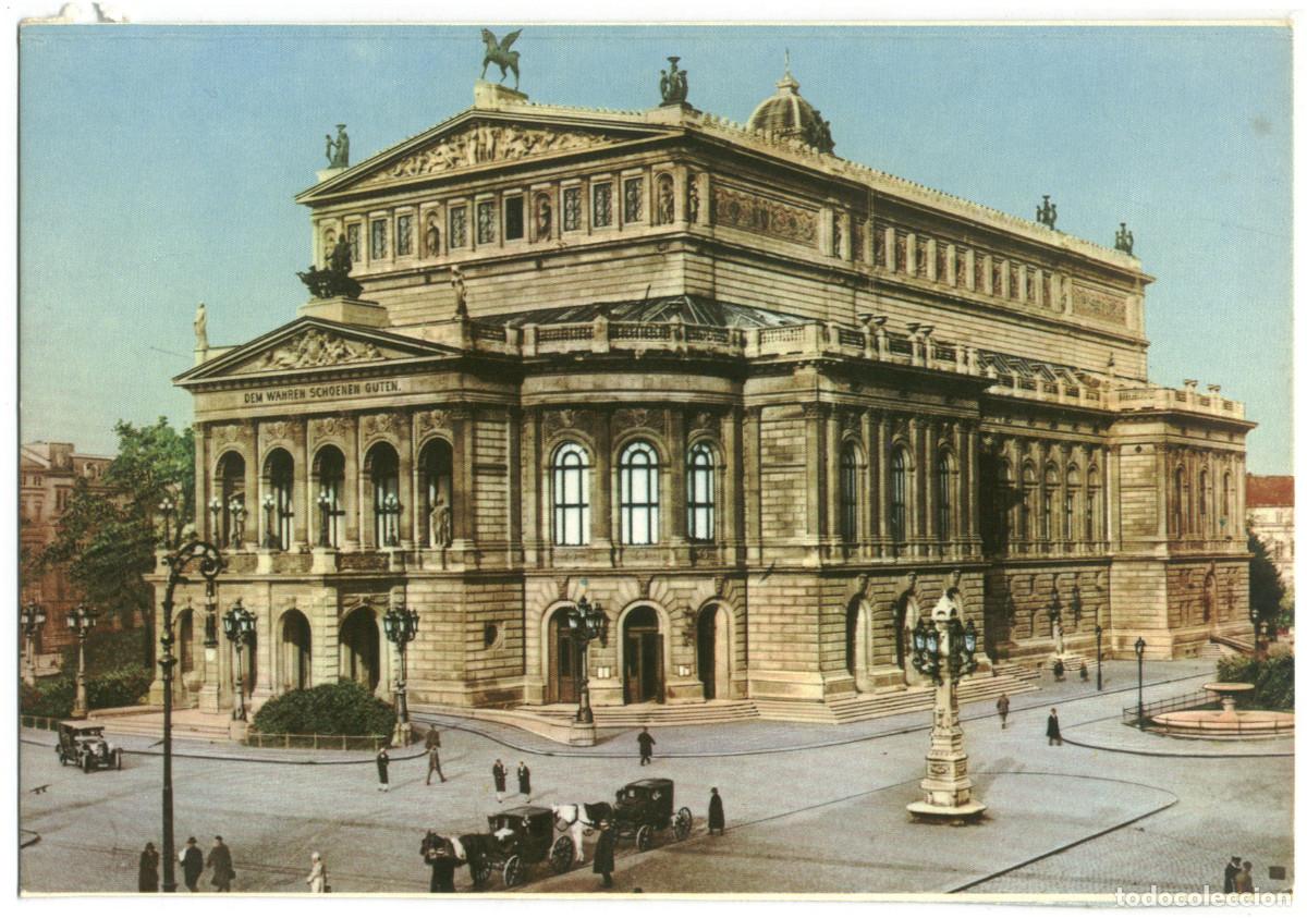 Postales: FRANKFURT am Main, Alt_Opernhaus_Michel; 4856 / teatros Alemania
