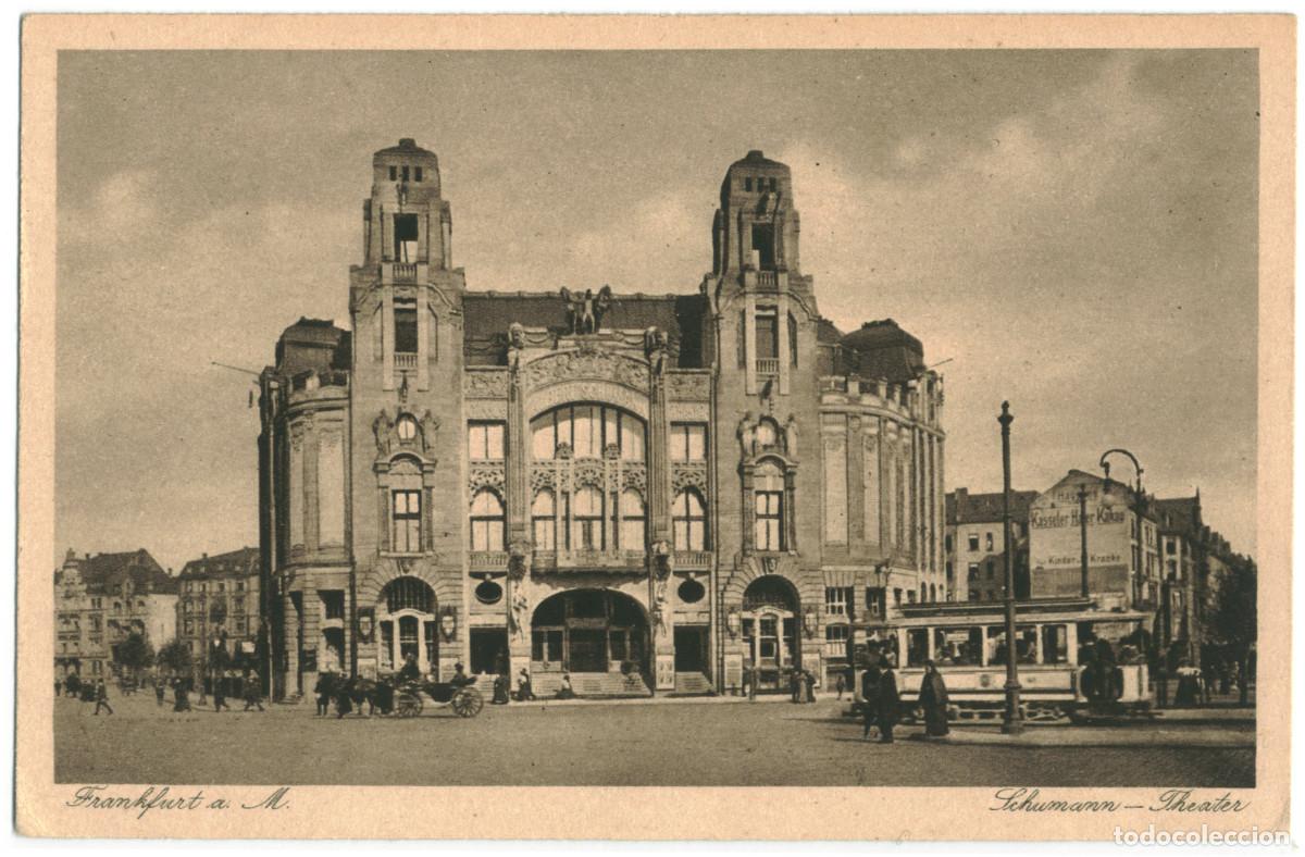 Postales: FRANKFURT a. M._Schumann Theater_Jacobs Kunstanstalt; 126 / teatros Alemania