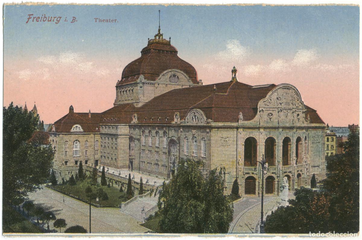 Postales: FREIBURG i. B._Theater_Sin datos / teatros Alemania
