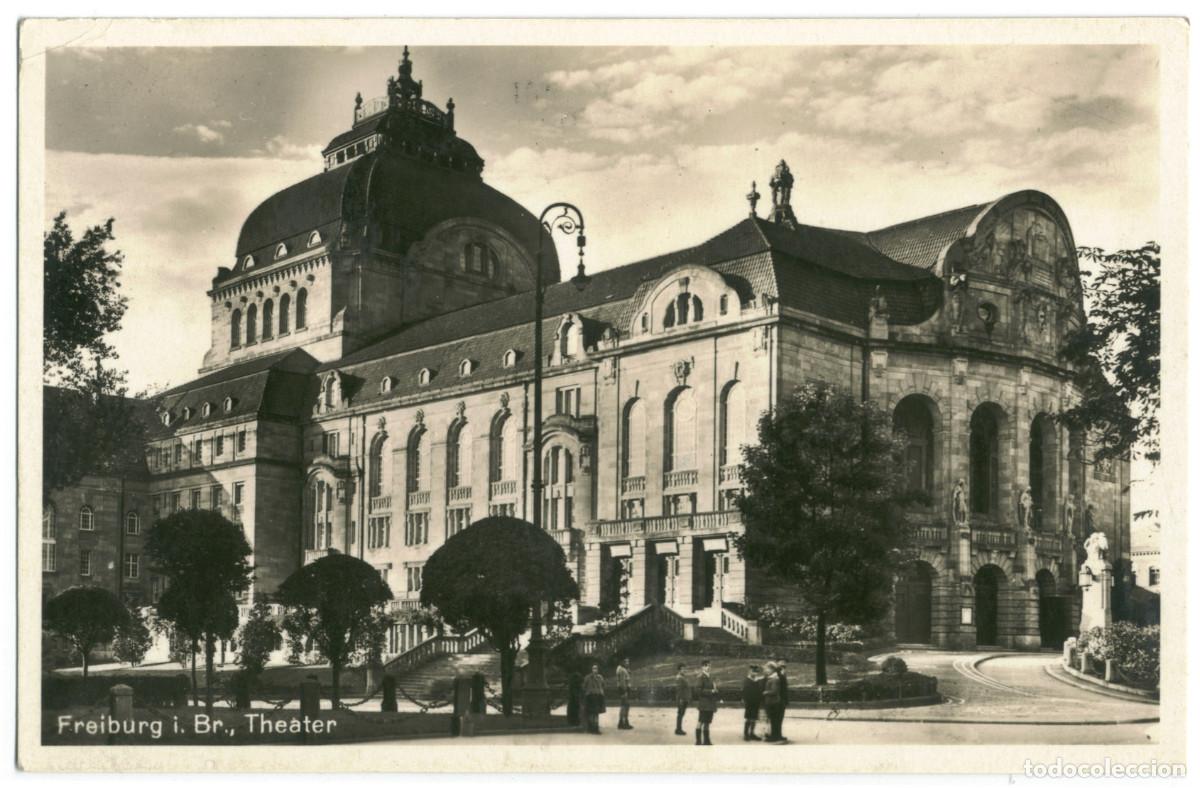 Postales: FREIBURG i. Br._Theater_Gebr. Metz; 300-109. Photo Echte / teatros Alemania