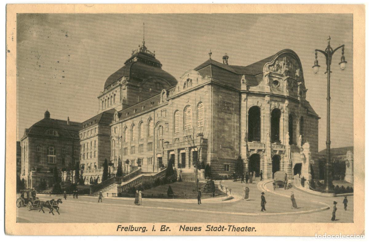Postales: FREIBURG i. Br._Neues Stadttheater_Paul Hinsche; 10 / teatros Alemania
