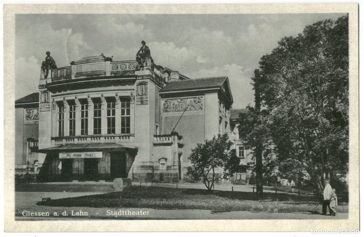 Postales: GIESSEN and er Lahn_Stadttheater_A. Weber / teatros Alemania
