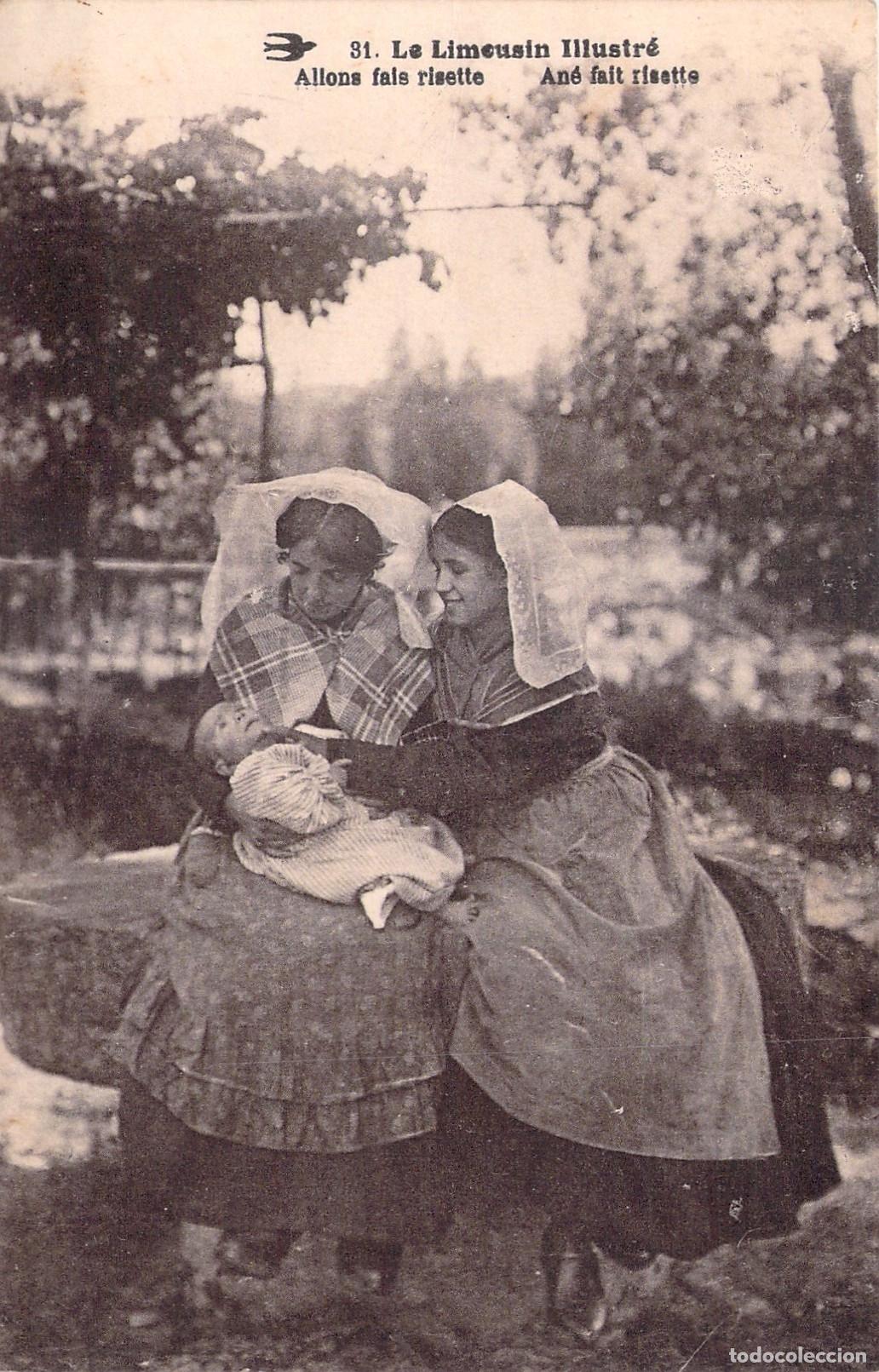 Cartes Postales: Postal de Limousin Francia Mujeres con Traje Tradicional