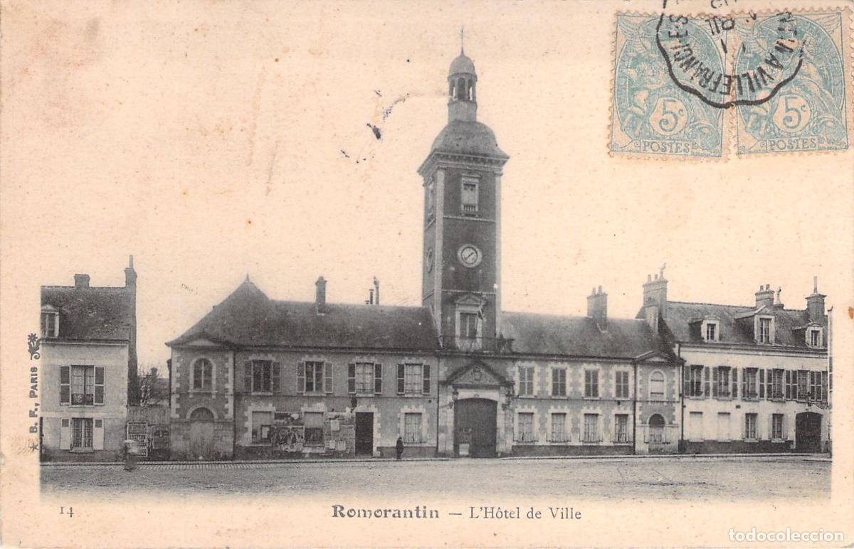 Cartes Postales: Postal del Ayuntamiento de Romorantin L'H&ocirc;tel de Ville Francia