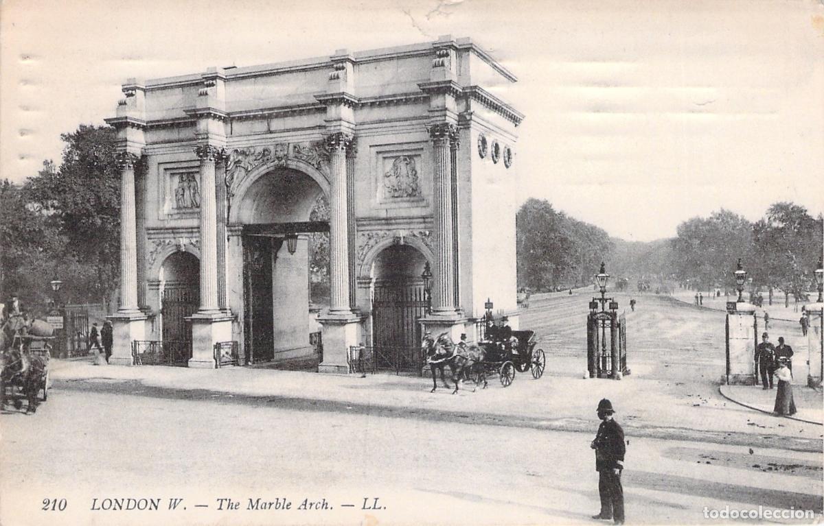 Postcards: Postal de Londres con Vista del Marble Arch y Carroza